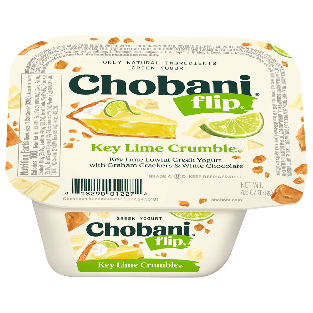 Chobani Flip Key Lime Crumble Low-Fat Greek Yogurt