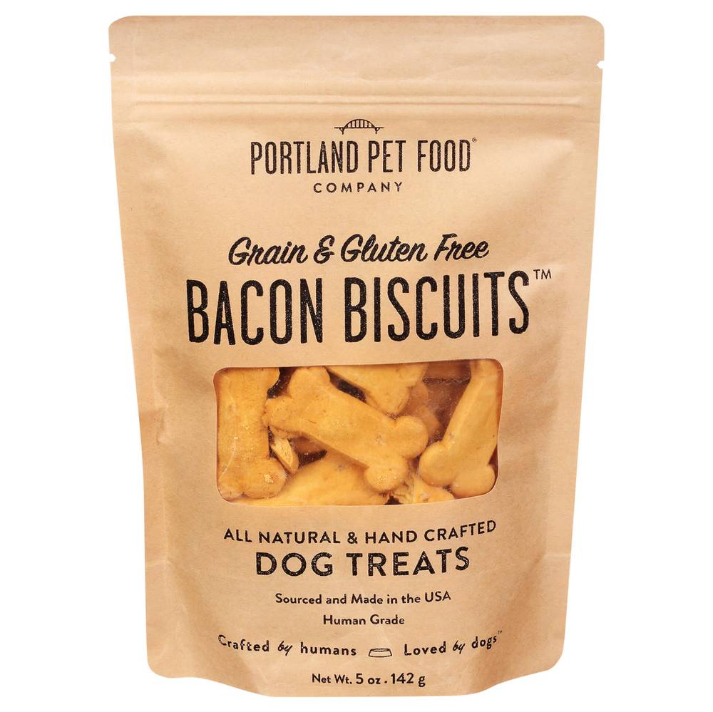Portland Pet Food Company Bacon Biscuits Dog Treats