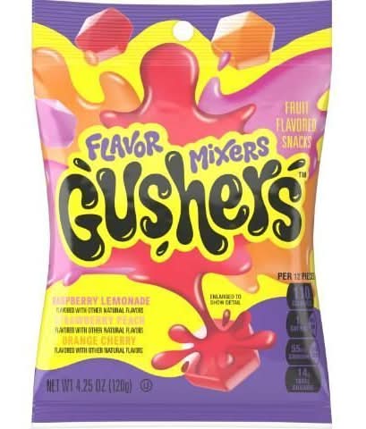 Gushers Flavor Mixers Snacks, Assorted (4.25 oz)