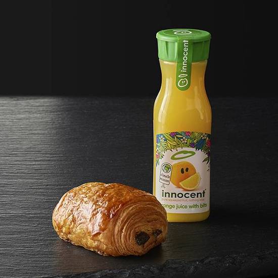Petit Déjeuner "1 viennoiserie + 1 boisson froide"