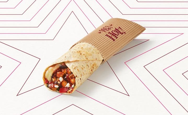Mexican Style Bean Hot Wrap