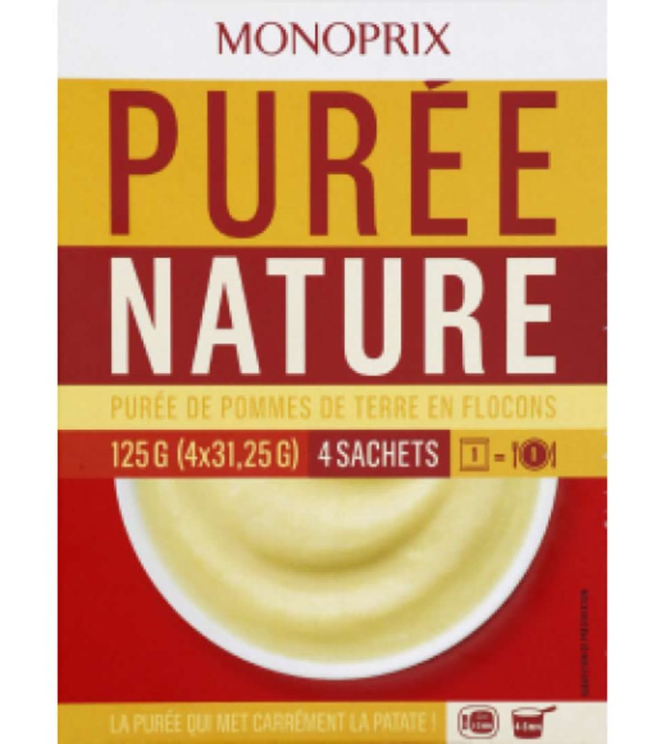 Monoprix - Purée de pommes de terre en flocons (4)