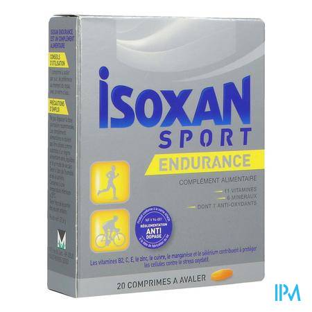 Isoxan Sport Endurance Comprime 20 Nutrition du sportif - Sport