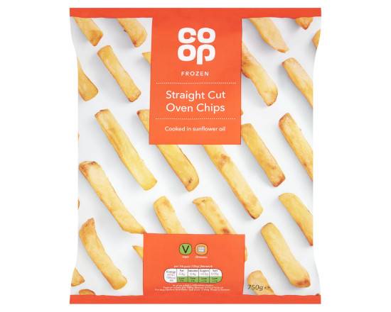 COOP STRAIGHT CUT OVEN CHIPS (750g)