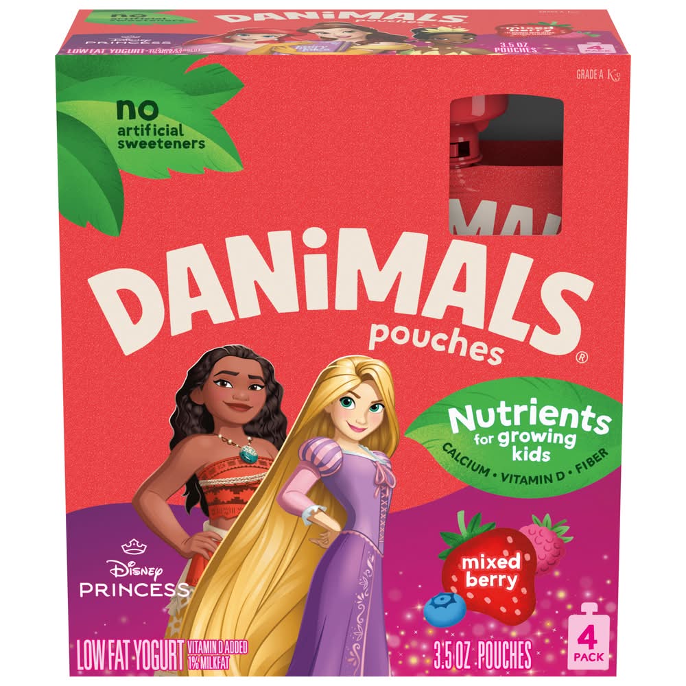 Danimals Mixed Berry Blast Squeezable Yogurt (14 oz)