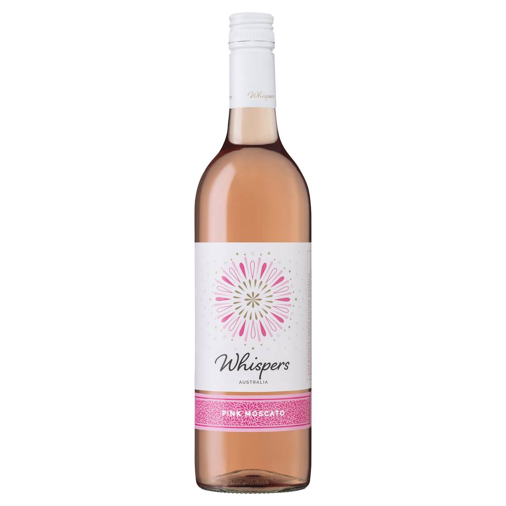 Whispers Pink Moscato 750ml