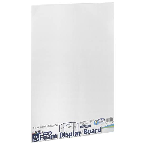 Artskills Trifold White Foam Display Board