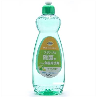 トップバリュ　ベストプライス　スポンジの除菌ができる食器洗剤　６００ｍｌ