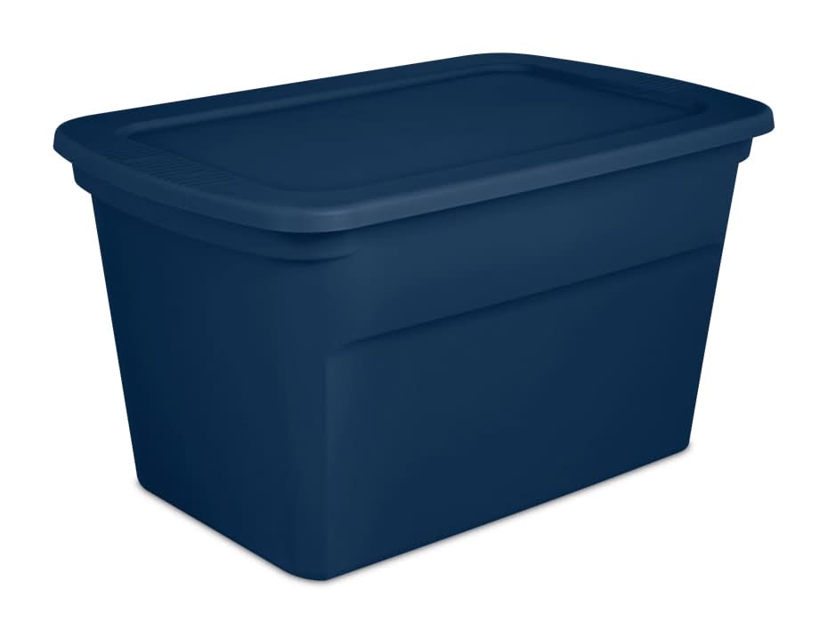 Sterilite Tote Marine Blue