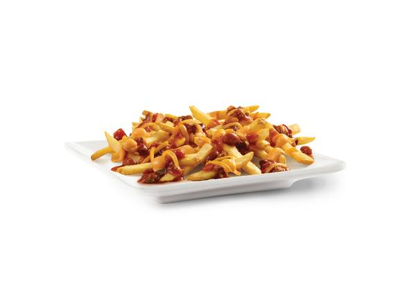 Frites Chili Et Fromage / Chili Cheese Fries (Cals: 520)