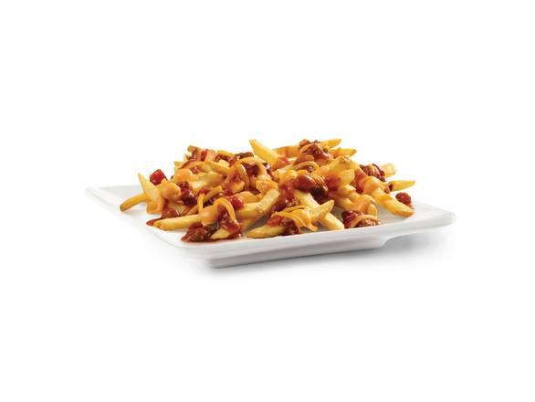 Frites Chili Et Fromage / Chili Cheese Fries (Cals: 520)