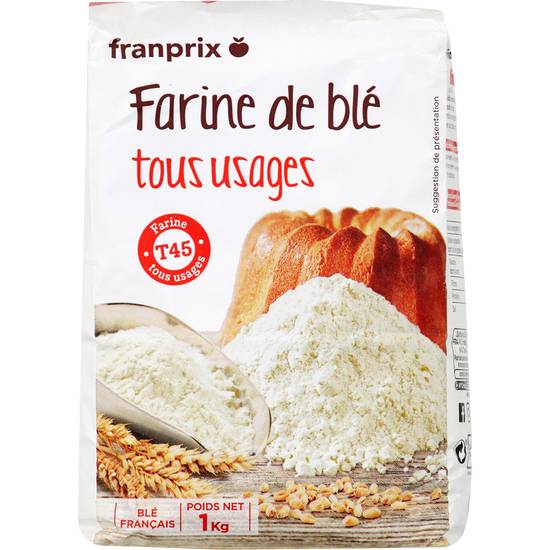 Farine de blé T45 Franprix 1kg