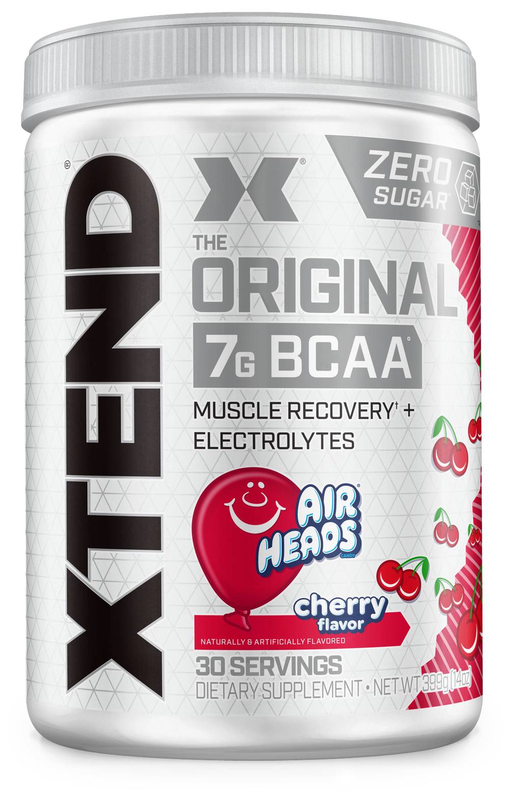 Xtend the Original 7g Bcaa Muscle Recovery +Electrolytes,Air Heads (cherry)