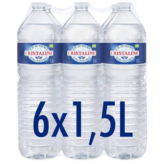 Cristaline eau de source - 6 * 1,5l