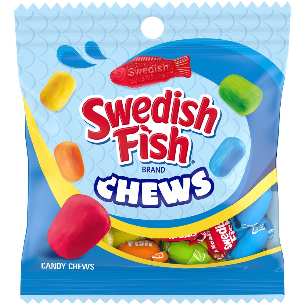 Swedish Fish Chews Soft & Chewy Candy (8.1 oz)