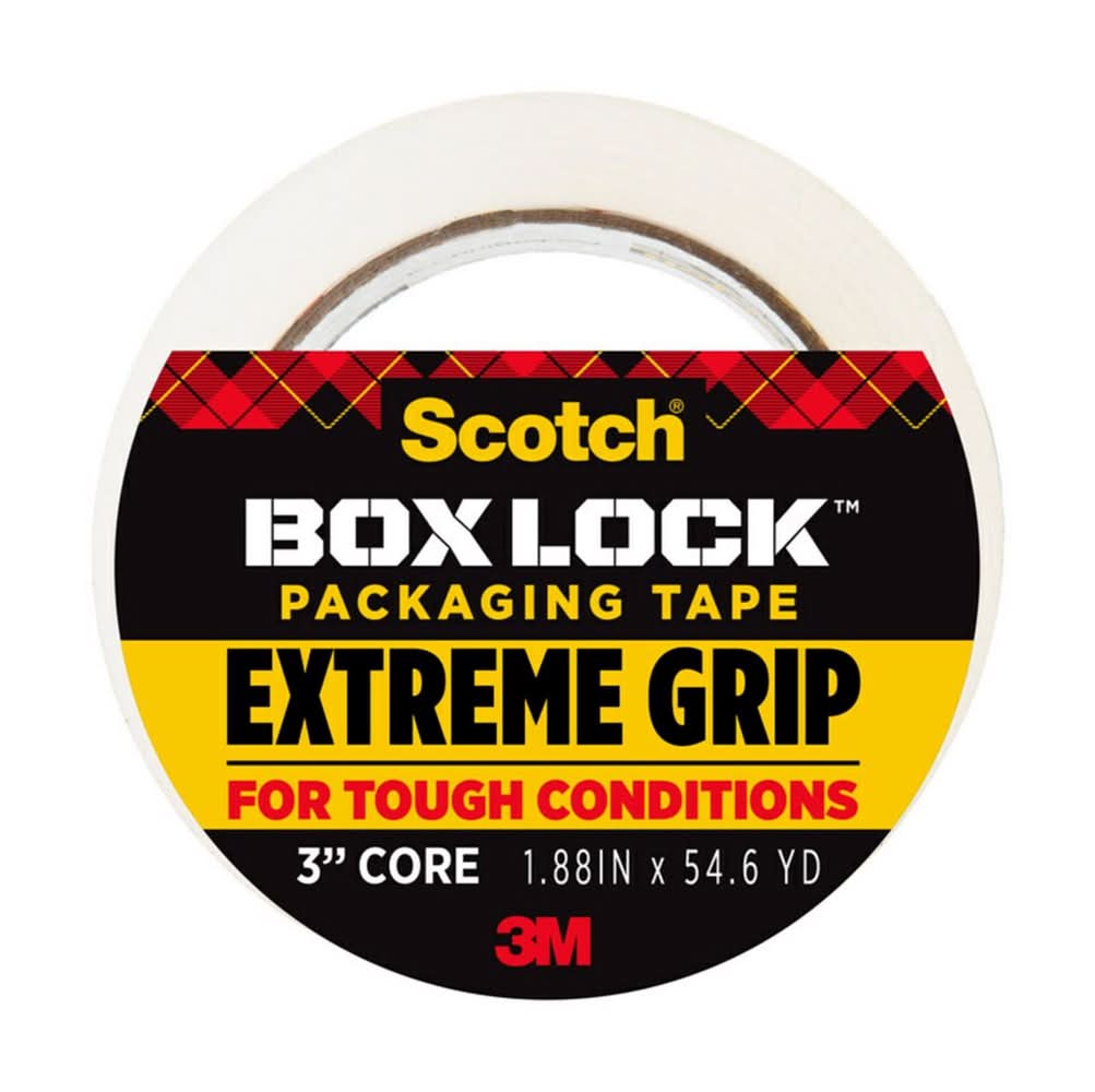 Scotch Box Lock 1.88 In. W X 54.6 Yd L Shipping Tape 1 Pk