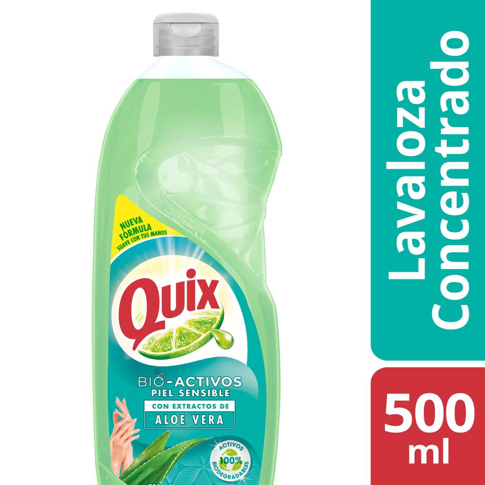 Quix lavaloza piel sensible con bio activos concentrado (botella 500 ml)