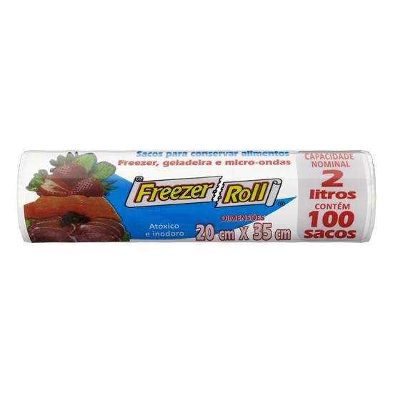 Freezer-roll bobina plástica 2l (100x2l)