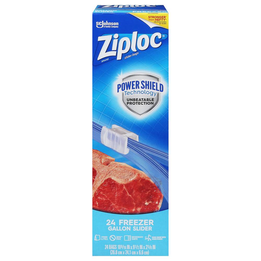 Ziploc Gallon Freezer Slider Bags