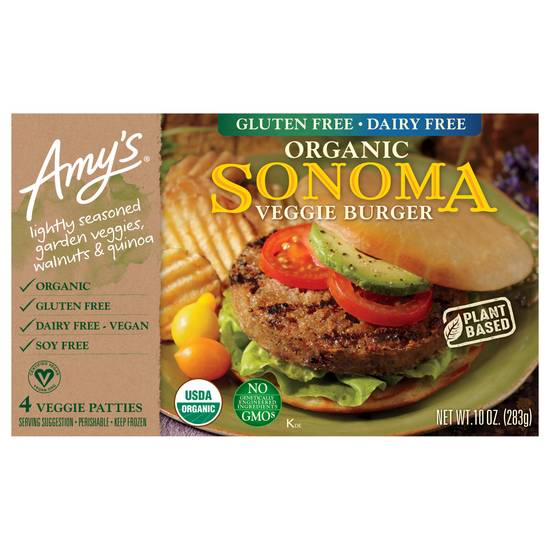 Amy's Organic Sonoma Veggie Burger (4 ct)