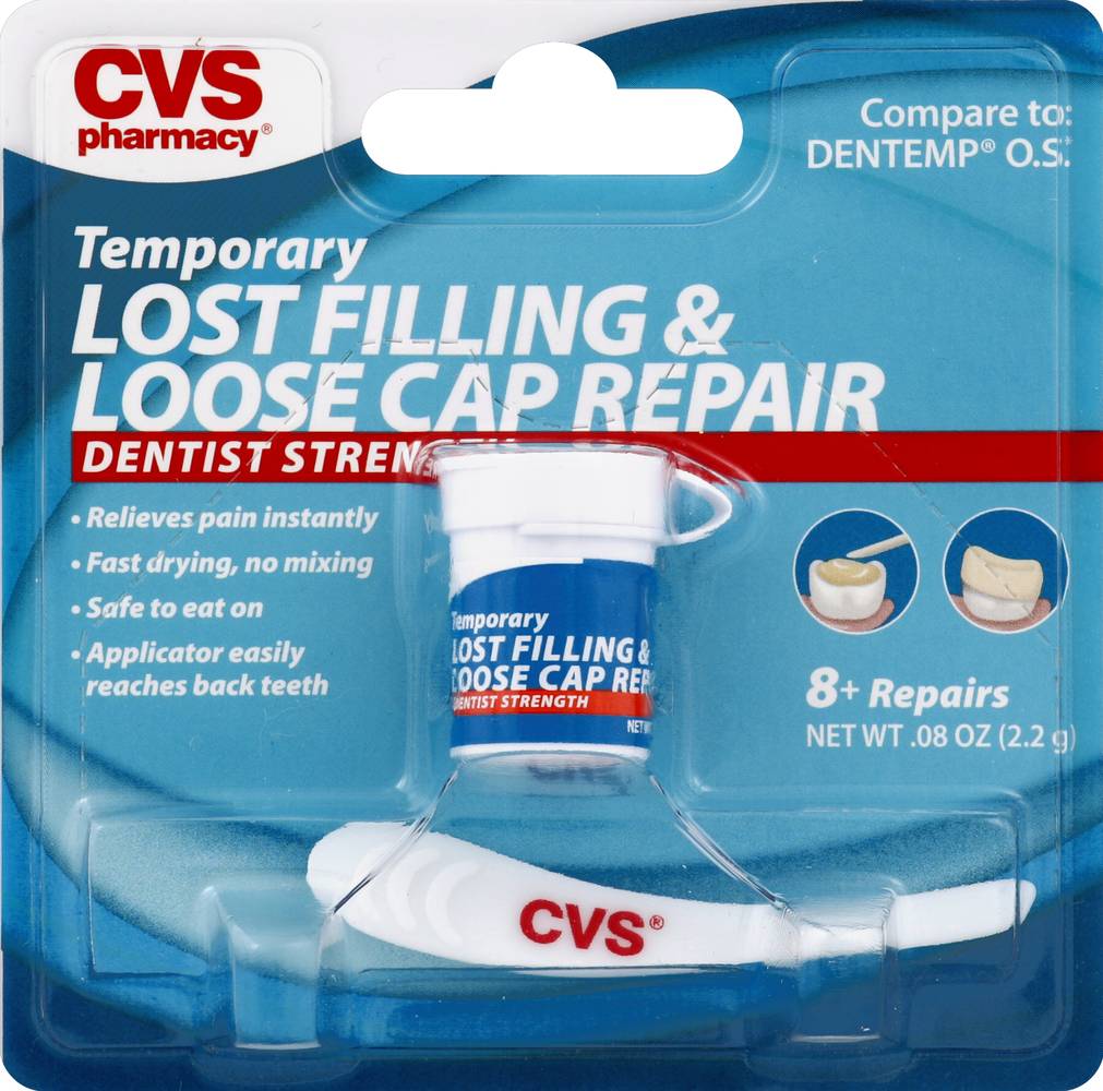 CVS Pharmacy Lost Filling & Loose Cap Repair (0.08 oz, 8 ct)