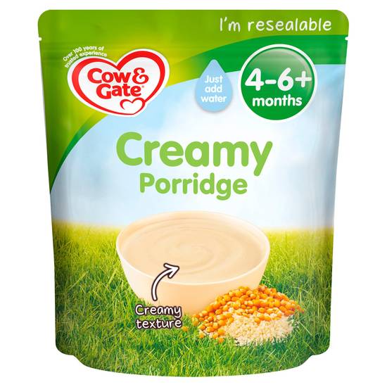 Cow & Gate Creamy Porridge Cereal 125g 4 Month+