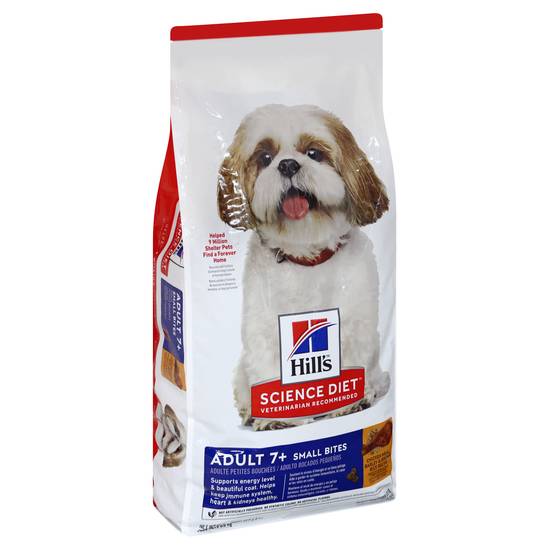 Hill's Science Diet Chicken Meal Barley & Brown Rice Recipe Small Bites Adult 7+ Dog Food