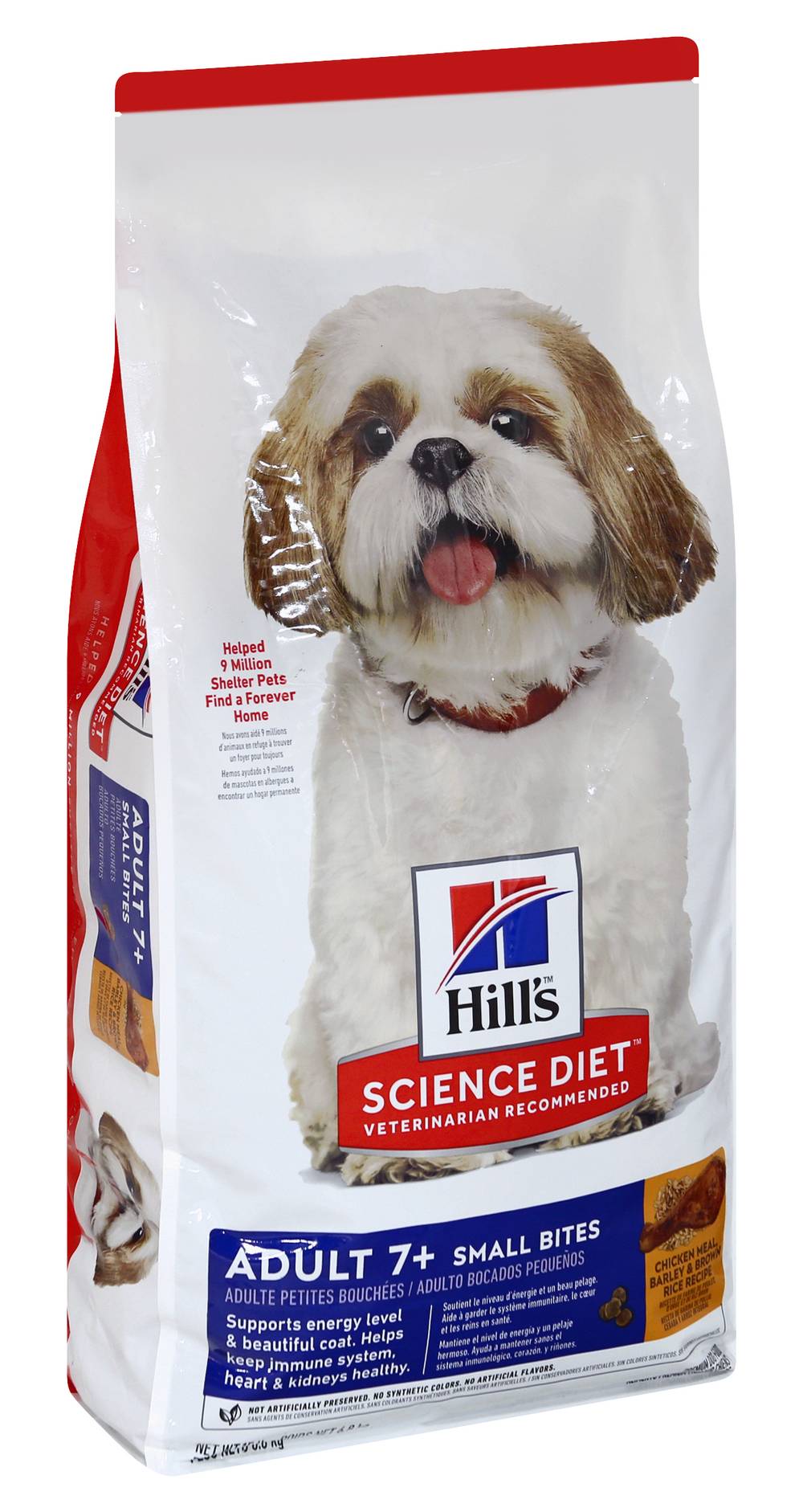 Hill's Chicken Meal Barley & Brown Rice Recipe Small Bites Adult 7+ Dog Food (15 lbs)