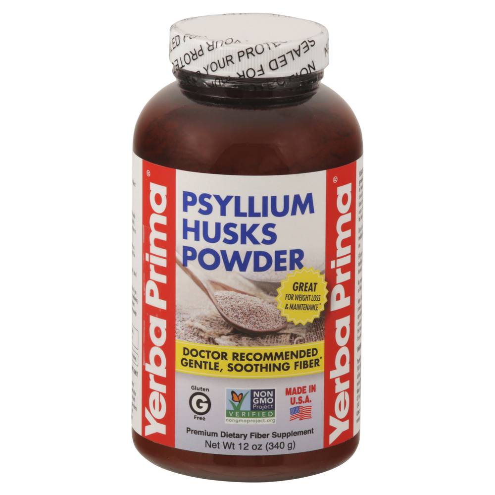 Yerba Prima Psyllium Husks Powder (12 oz)