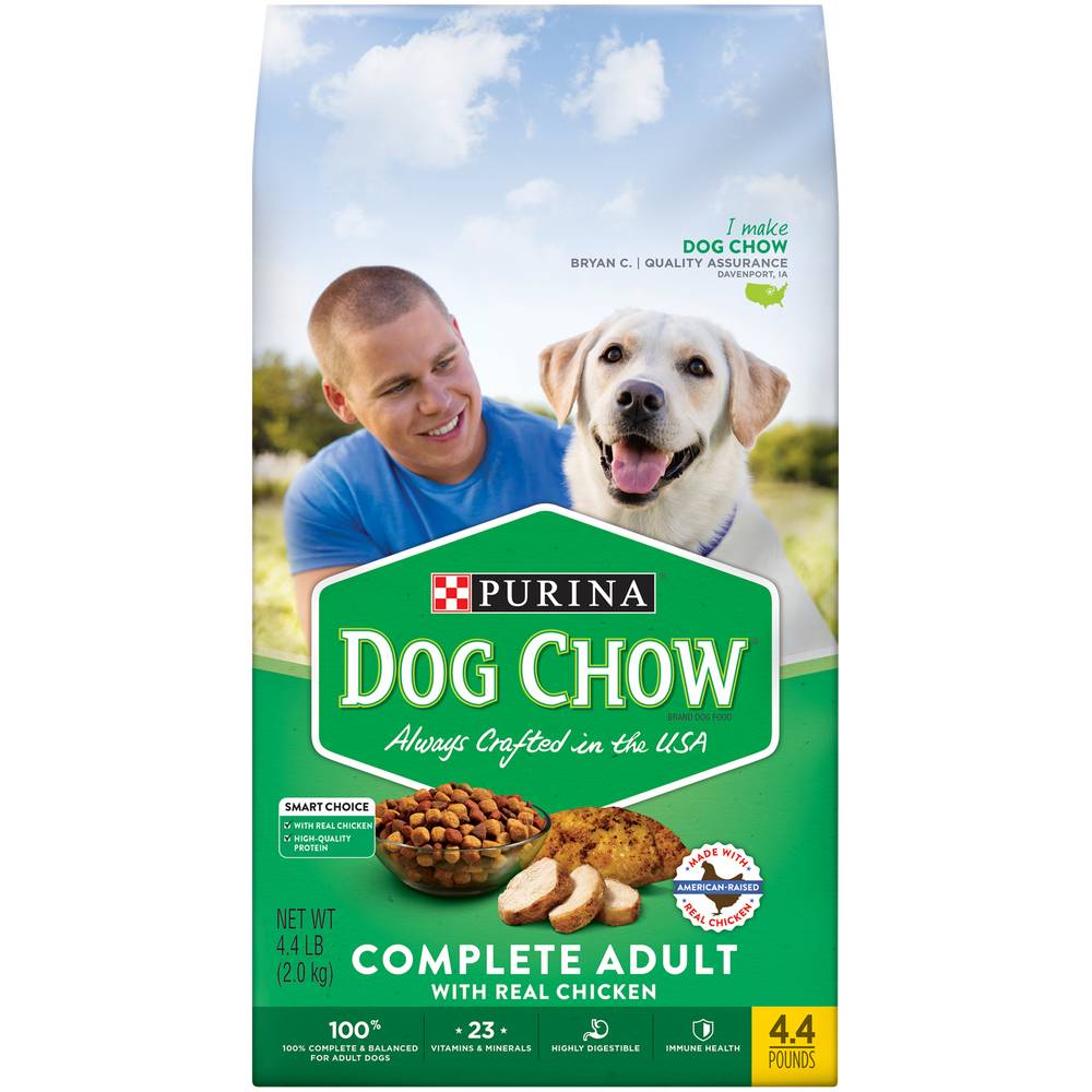 Purina Complete Adult Dry Dog Food, Chickhen (4.4 lbs)