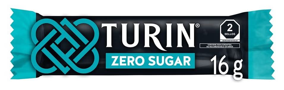 Turin · Chocolate amargo zero azúcar (16 g)