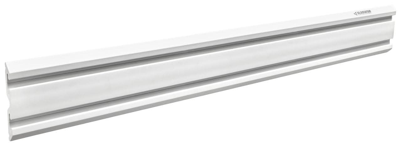 Gladiator GearTrack 48-in Light Gray Composite Multipurpose Storage rail system