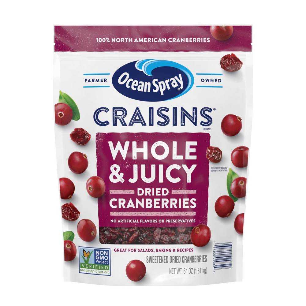 Ocean Spray Whole Craisins (64 oz)