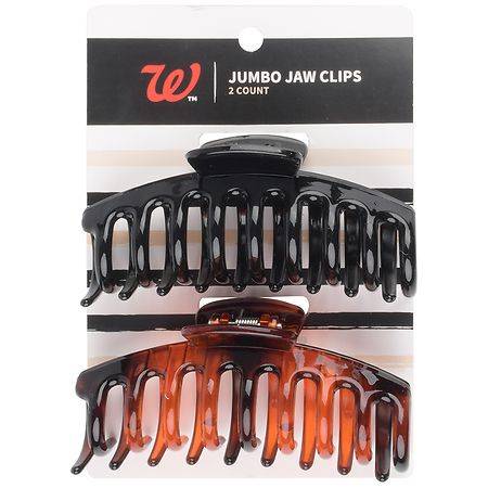 Walgreens Beauty Jumbo Jaw Clips (2 ct)