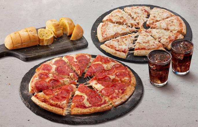 Double Bundle (2 Large Pizzas + 2 Sides)