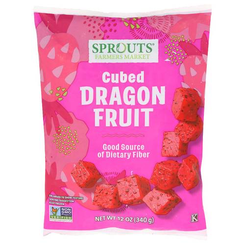 Sprouts Cubed Dragon Fruit