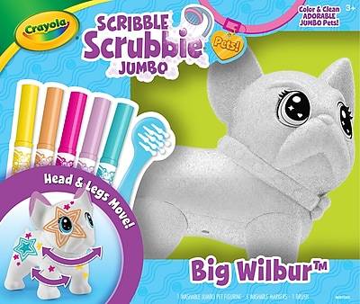 Crayola Scribble Scrubbie Jumbo Pets, Big Wilbur (74-0222)