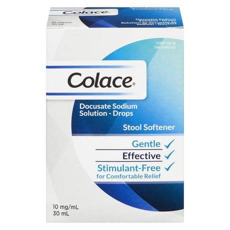 Colace Docusate Sodium Stool Softener Drops (30 ml)