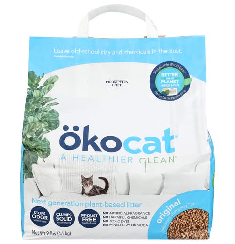 Okocat Wood Clumping Cat Litter