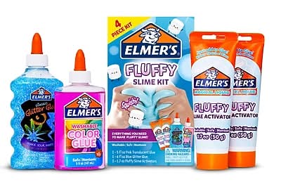Elmer’s Fluffy Slime Kit, 4 Pieces/Kit (2119928)