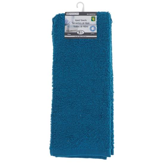# Solid Color Cotton Hand Towel, 2pc (2 pk)