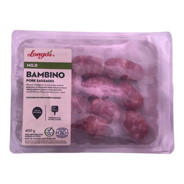 Longo's Mild Bambino Pork Sausage Delivery Near Me Order Online