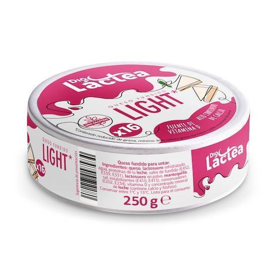 Queso fundido light en porciones Día Láctea caja (250 g)