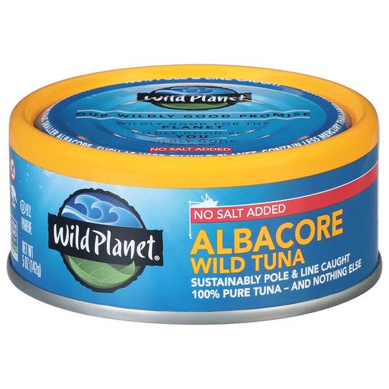 Wild Planet No Salt Added Albacore Wild Tuna