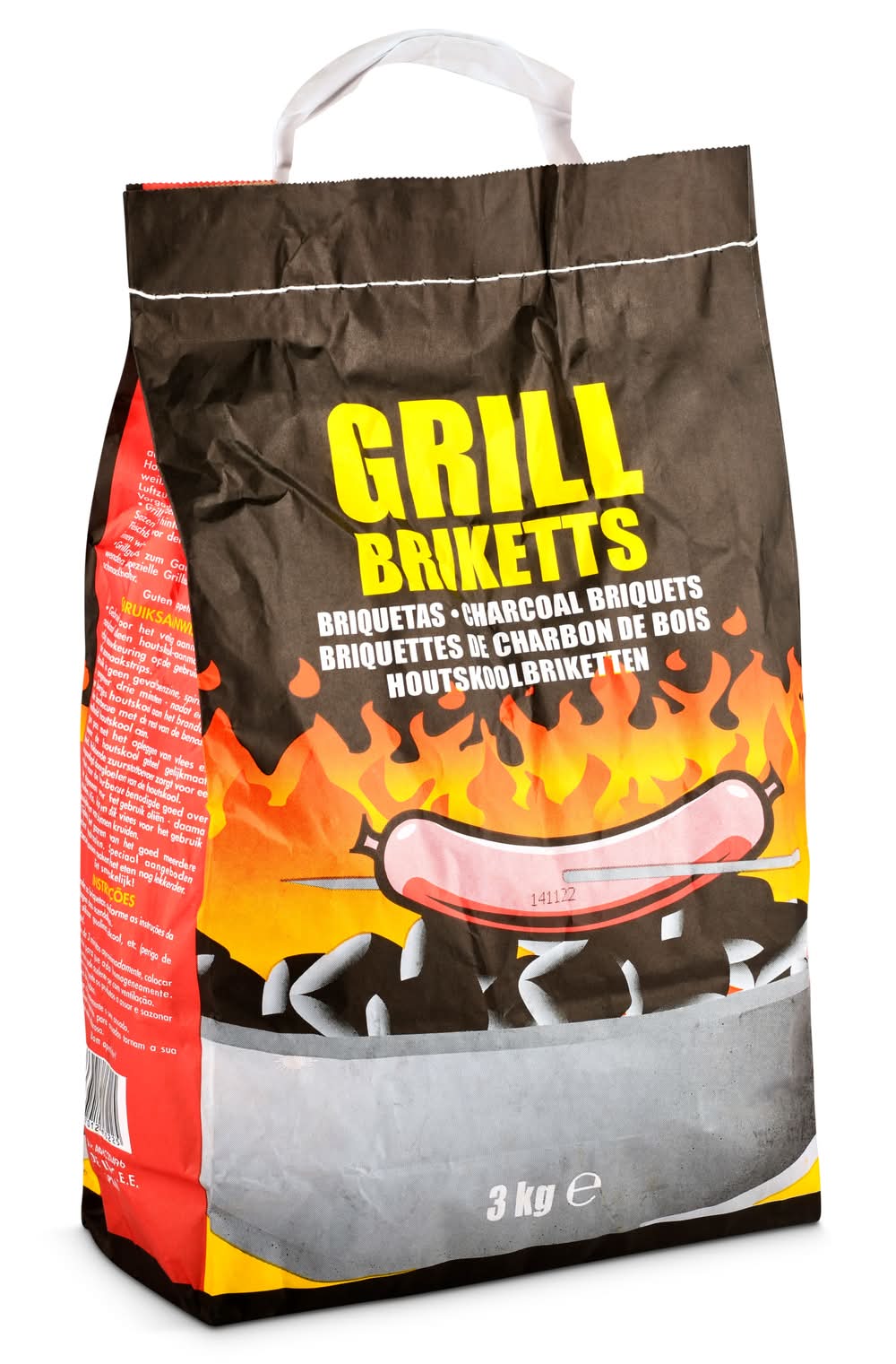 Briqueta De Carbón Los Rivera Bolsa 3 Kg