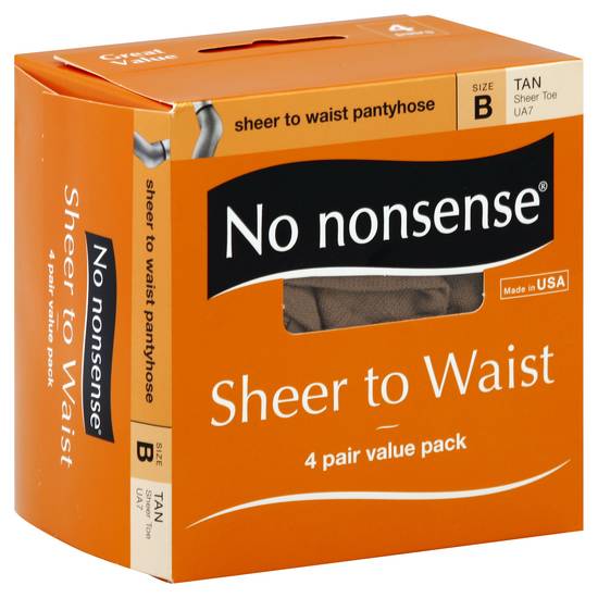 No Nonsense Sheer To Waist Value pack Pantyhose, Delivery Near You