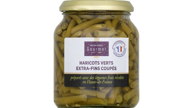 Monoprix Gourmet - Haricots extra-fins coupés (vert)