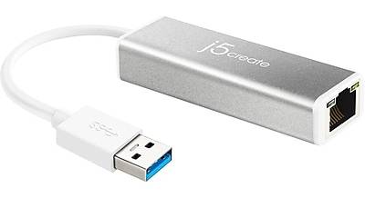 j5create USB to RJ45 Adapter, Male to Female (JUE130)