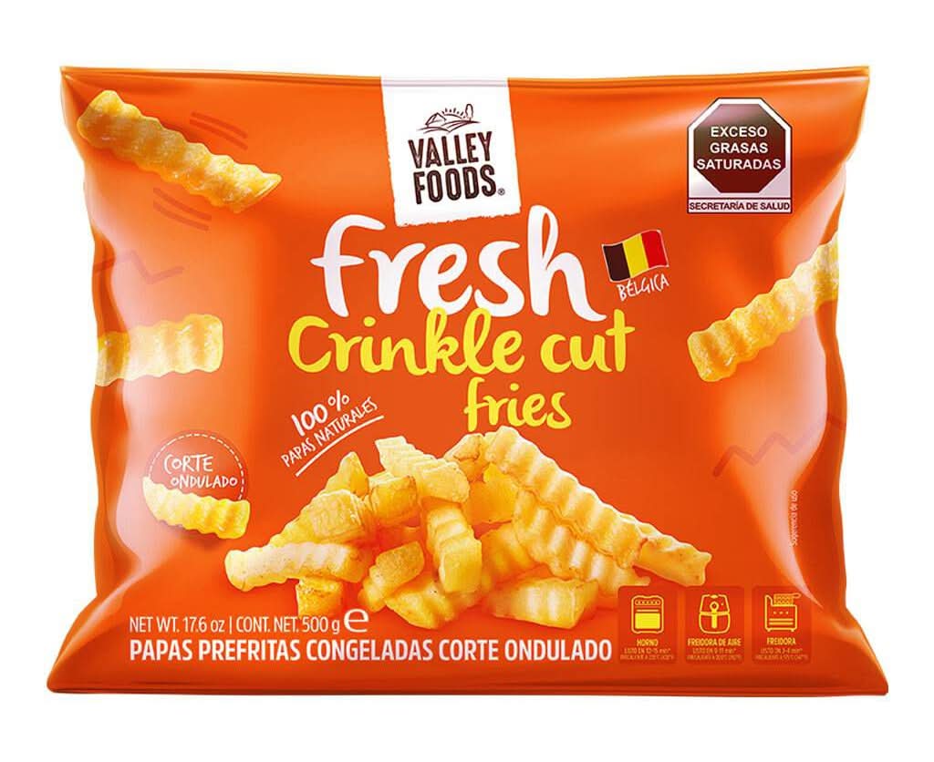 Valley Foods · Papas corte rizado (500 g)