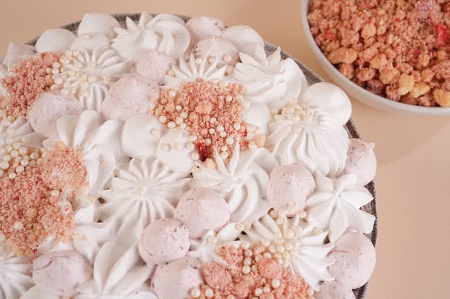 Ruby Crumble Tres Leches Cake